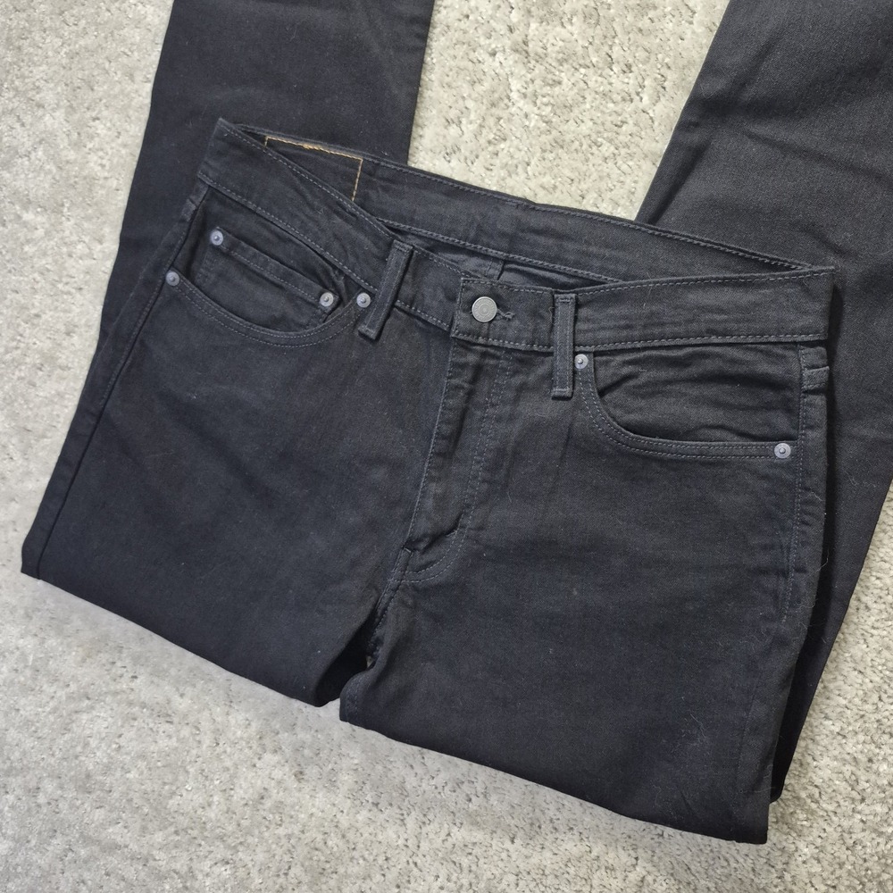 Levis 511 Jeans Mens 34x34 Slim Straight Black Stretch Denim Punk Rock New